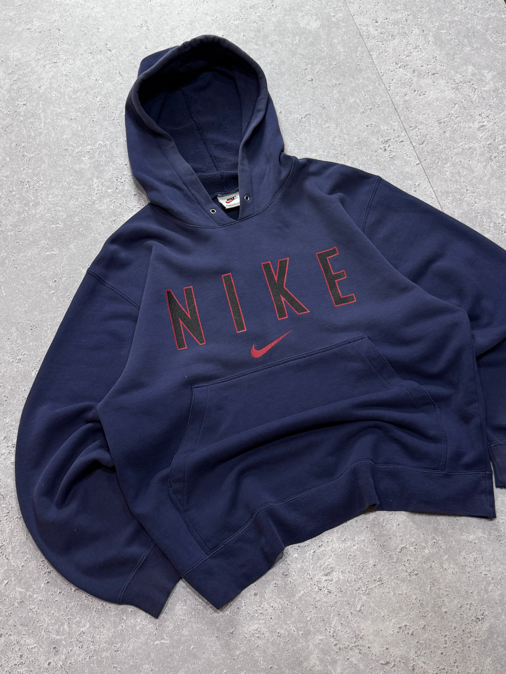 Vintage 90s Nike Spellout Hoodie (M)