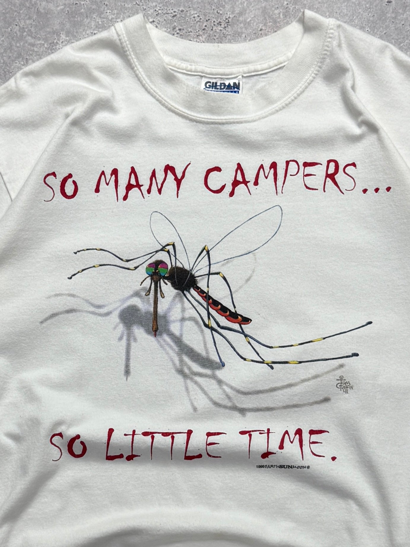 Vintage 90s Mosquito Graphic Tee (L)