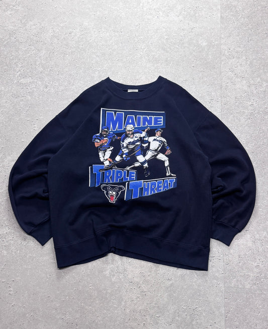 Vintage 90s Maine College Sporting Sweater (XL)