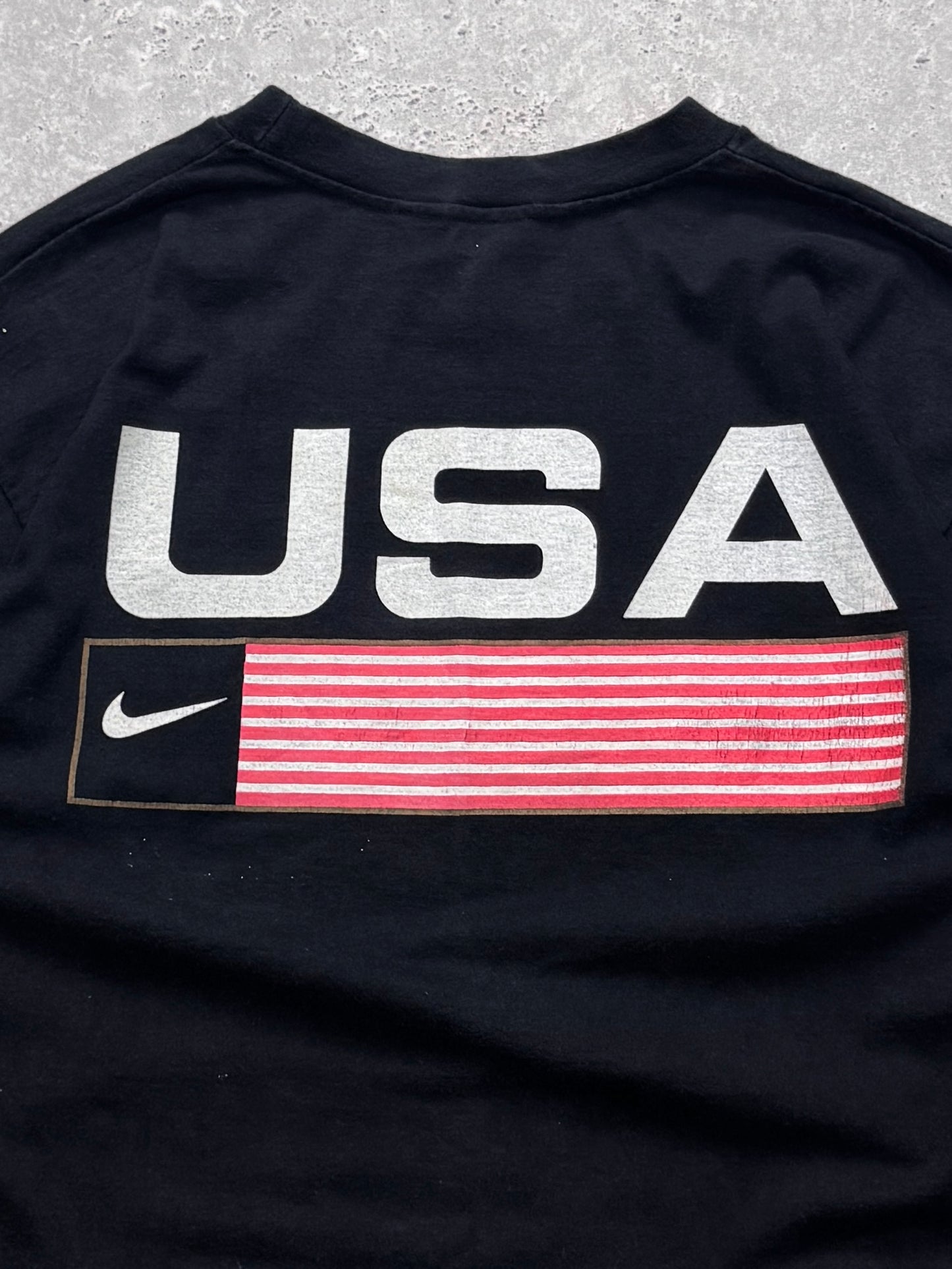 Vintage 90s Nike USA Long Sleeve Tee (L)