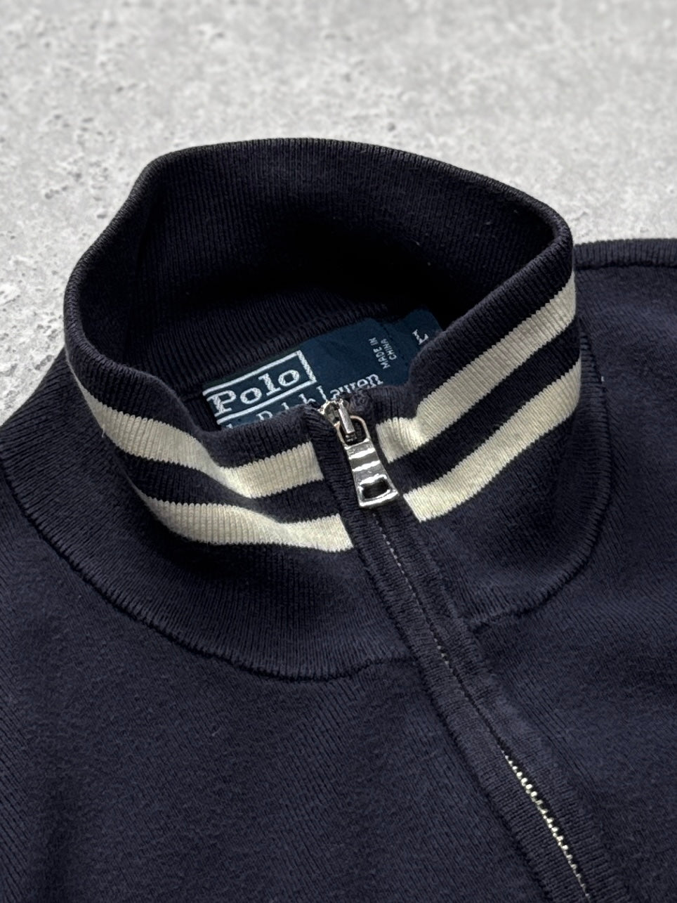 Vintage Polo Ralph Lauren Zip Up Sweater (M)