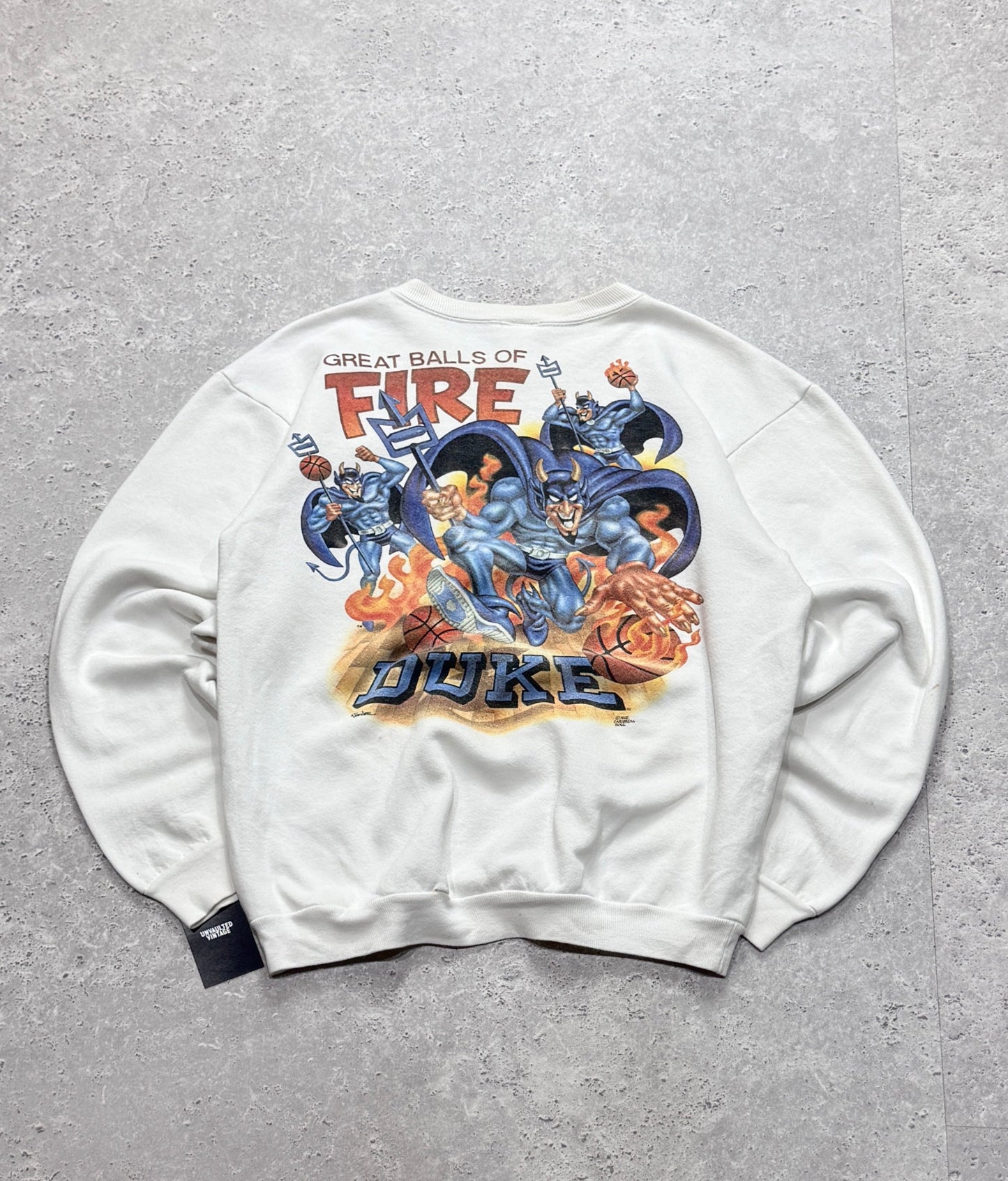 Vintage 1992 Duke College Basketball Sweater (L)