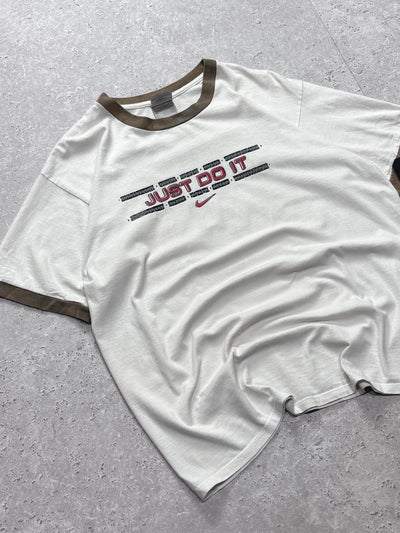 Vintage 2000s Nike Ringer Tee (L)