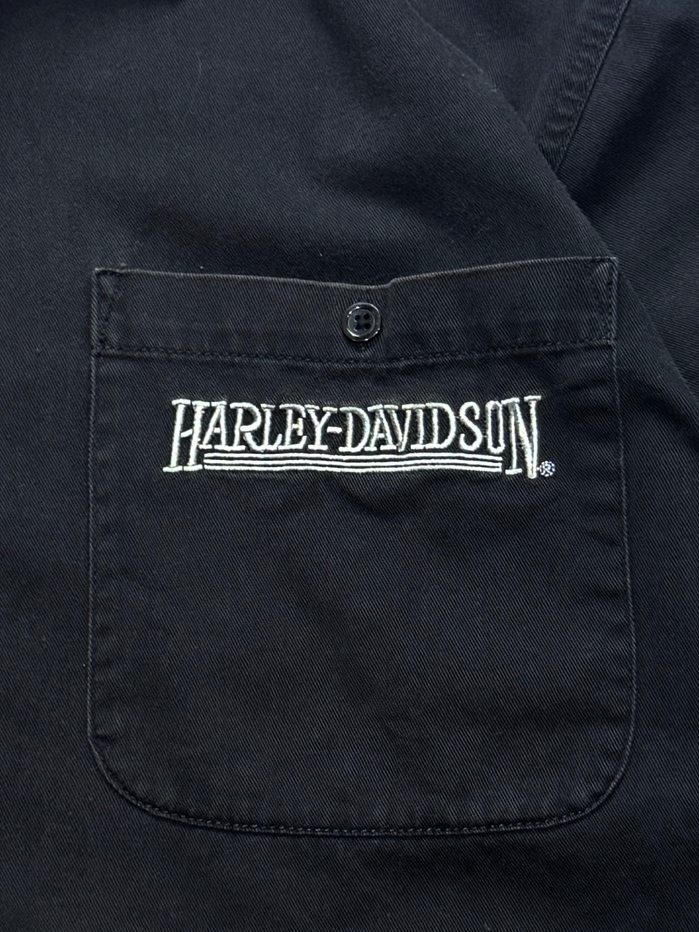 Vintage Harley Davidson Button Up Shirt (L)