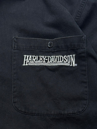 Vintage Harley Davidson Button Up Shirt (L)