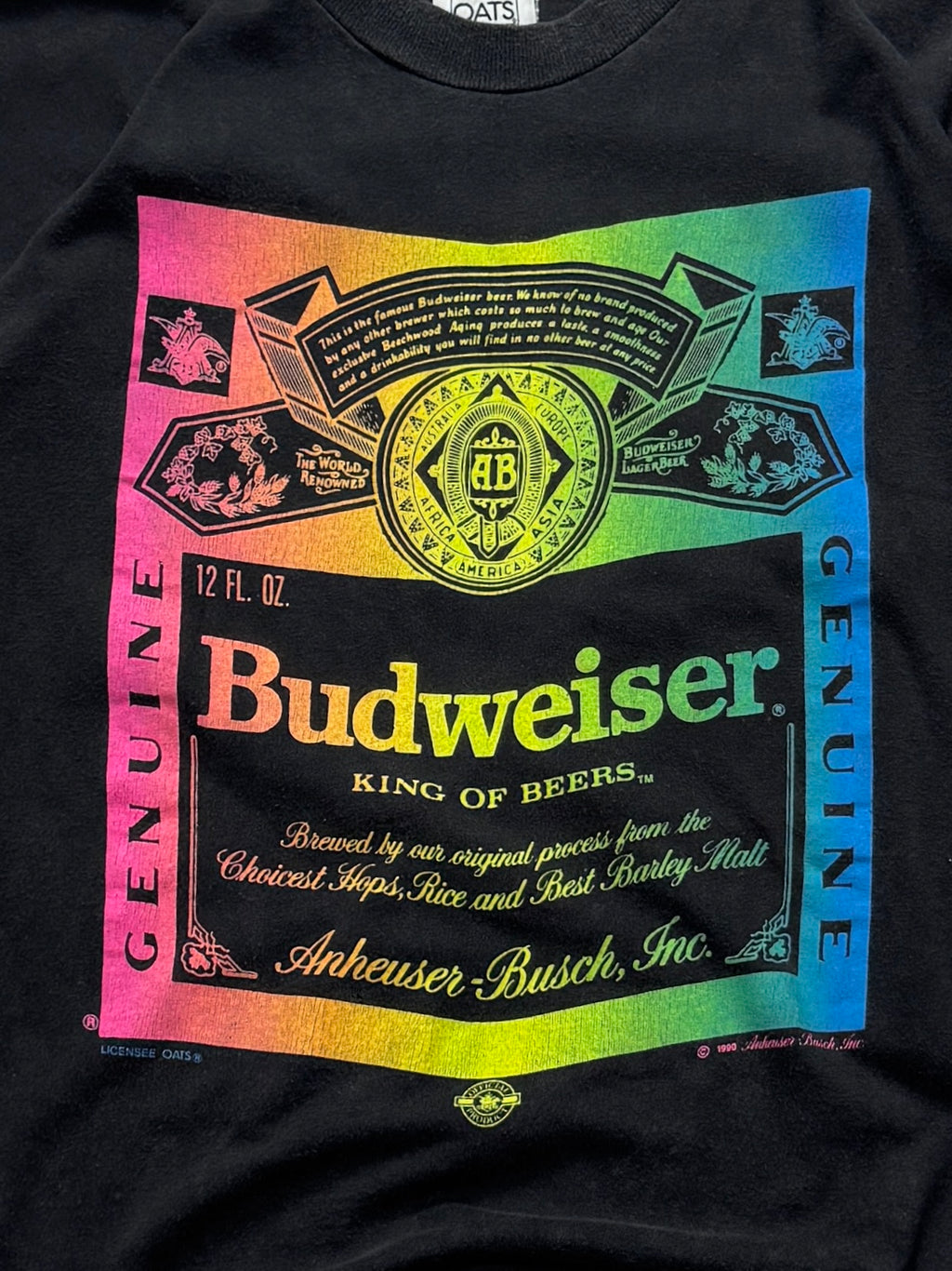 Vintage 1990 Budweiser King of Beers Tee (M)
