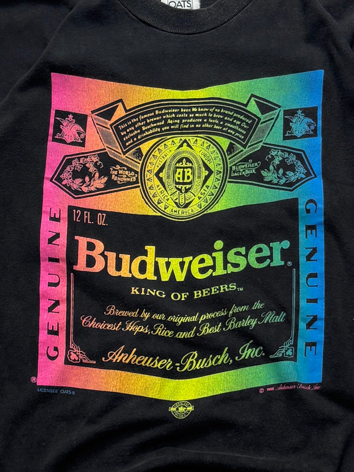 Vintage 1990 Budweiser King of Beers Tee (M)