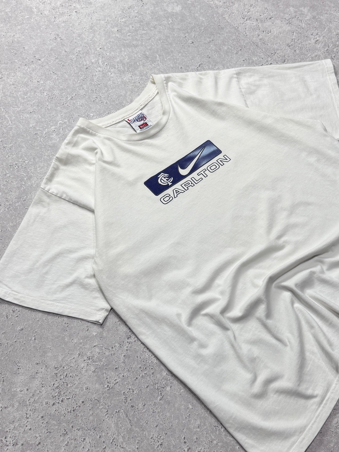 Vintage 2000s Nike X Carlton AFL Tee (L)