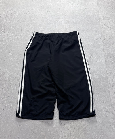 Vintage 2000s Adidas Adjustable 3/4 Track Shorts (M)
