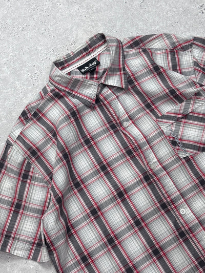 Vintage Y2K Badboy Plaid Button Up Shirt (L)