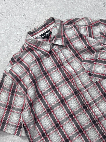 Vintage Y2K Badboy Plaid Button Up Shirt (L)