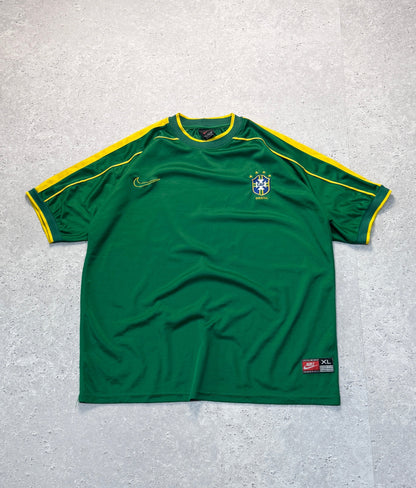 Vintage 2000s Nike X Brazil Football Training Jersey (XL)