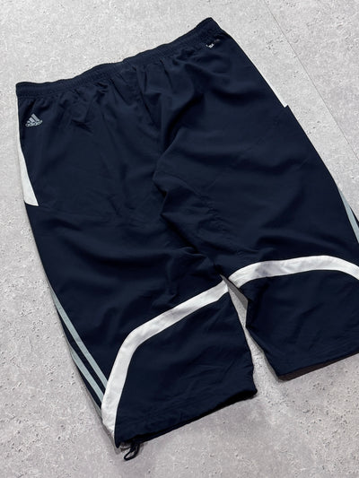 Vintage 2000s Adidas Adjustable 3/4 Track Shorts (L)