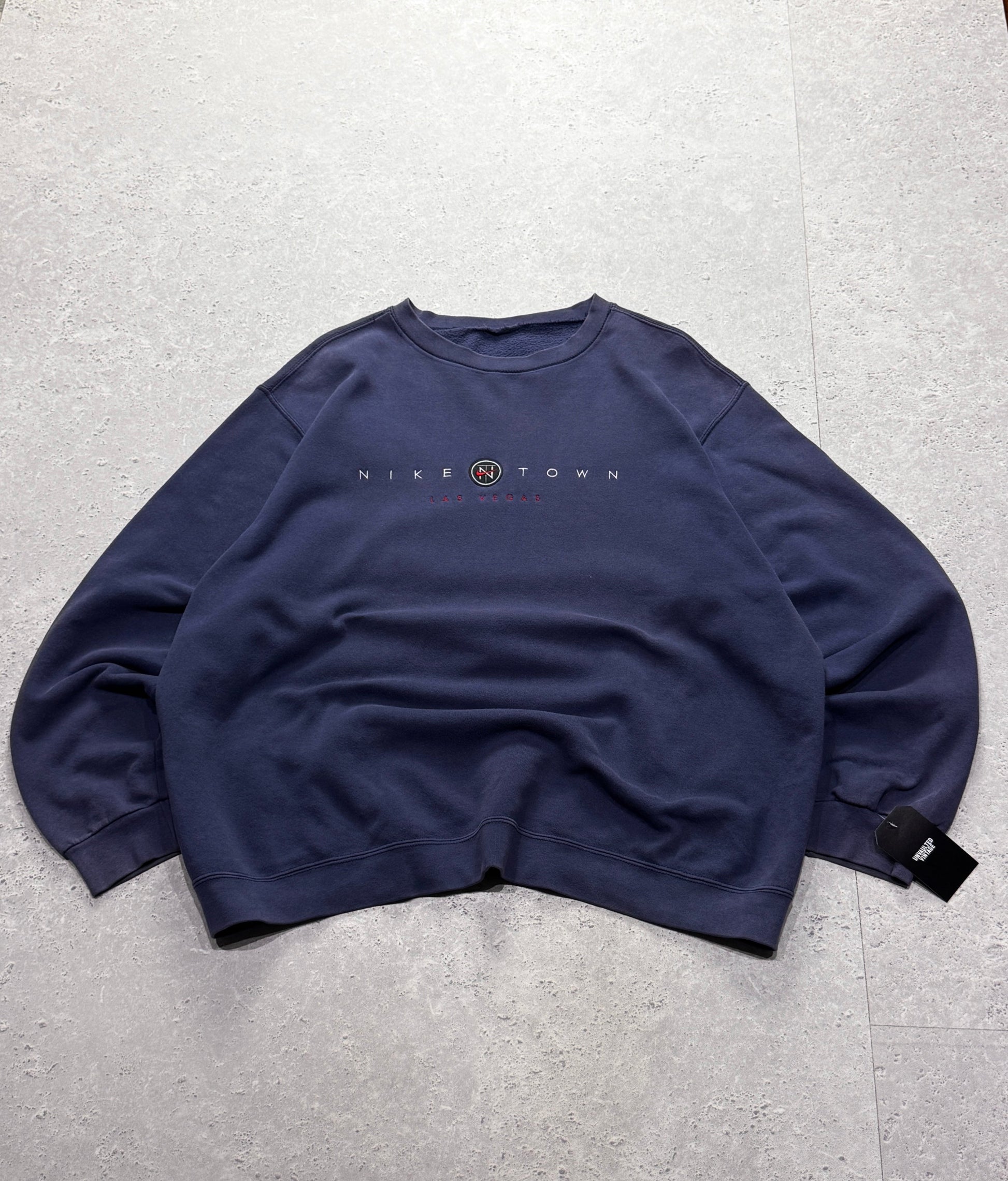 Vintage 90s Nike Town Embroidered Sweater (XL)