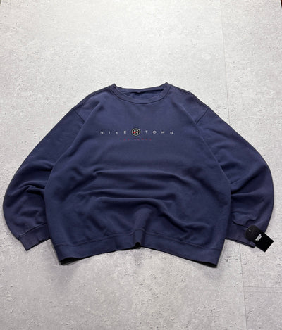 Vintage 90s Nike Town Embroidered Sweater (XL)