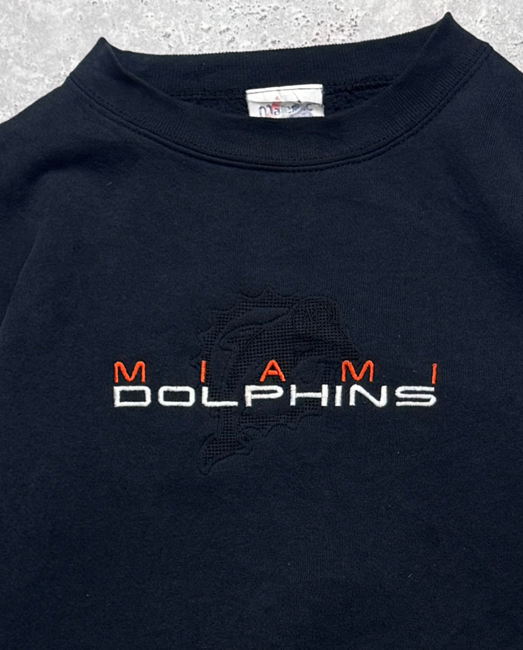 Vintage 2000s Miami Dolphins Embroidered NFL Sweater (M)