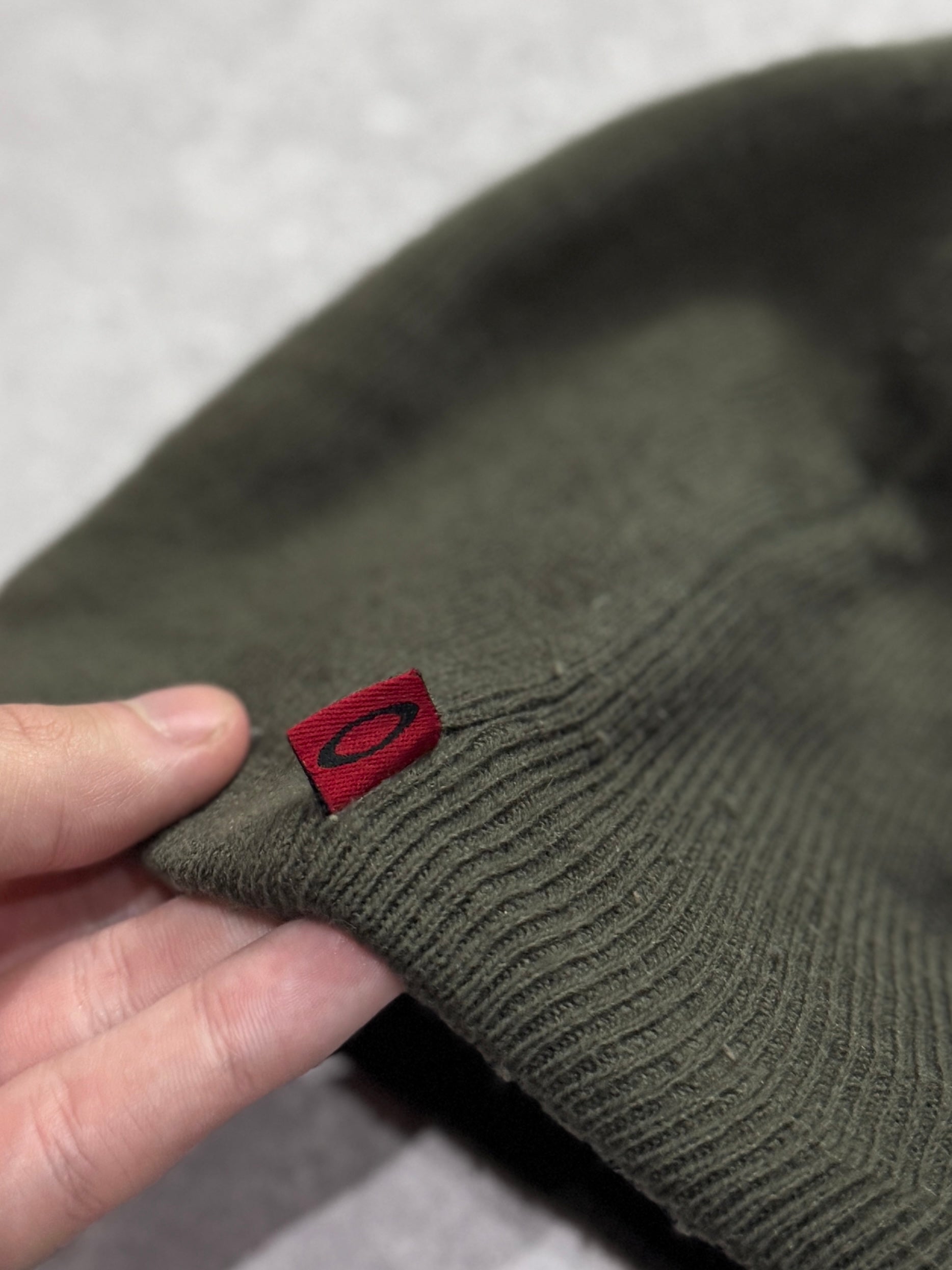 Vintage 2000s Oakley Software Skull Beanie