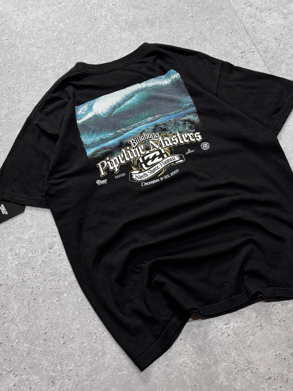 Vintage 2007 Billabong Pipeline Masters Surf Tee (L)