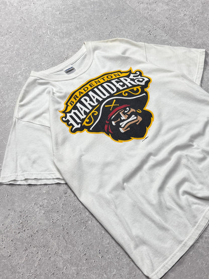 Vintage Bradenton Marauders Graphic Baseball Tee (L)