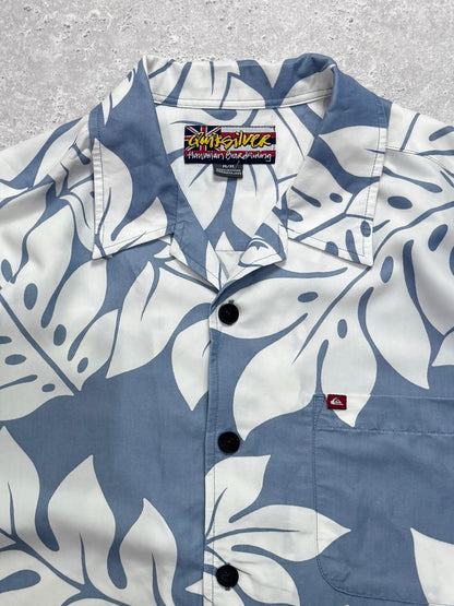 Vintage 2000s Quiksilver Surf Hawaiian Shirt (XL)