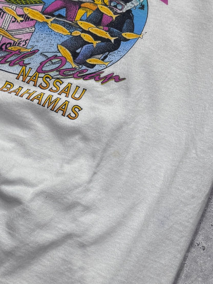 Vintage 90s Bahamas Shark Arena Destination Tee (XL)