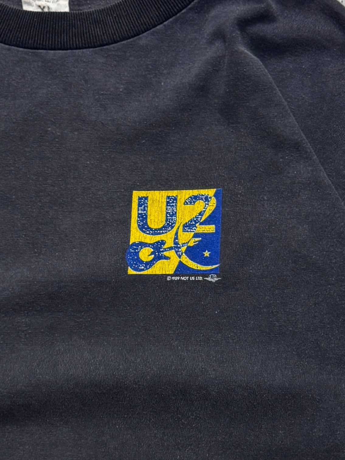 Vintage 1989 U2 Band Security Tee (XL)