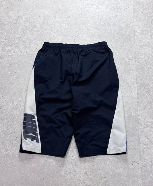 Vintage 2000s Nike Spellout 3/4 Track Shorts (32")