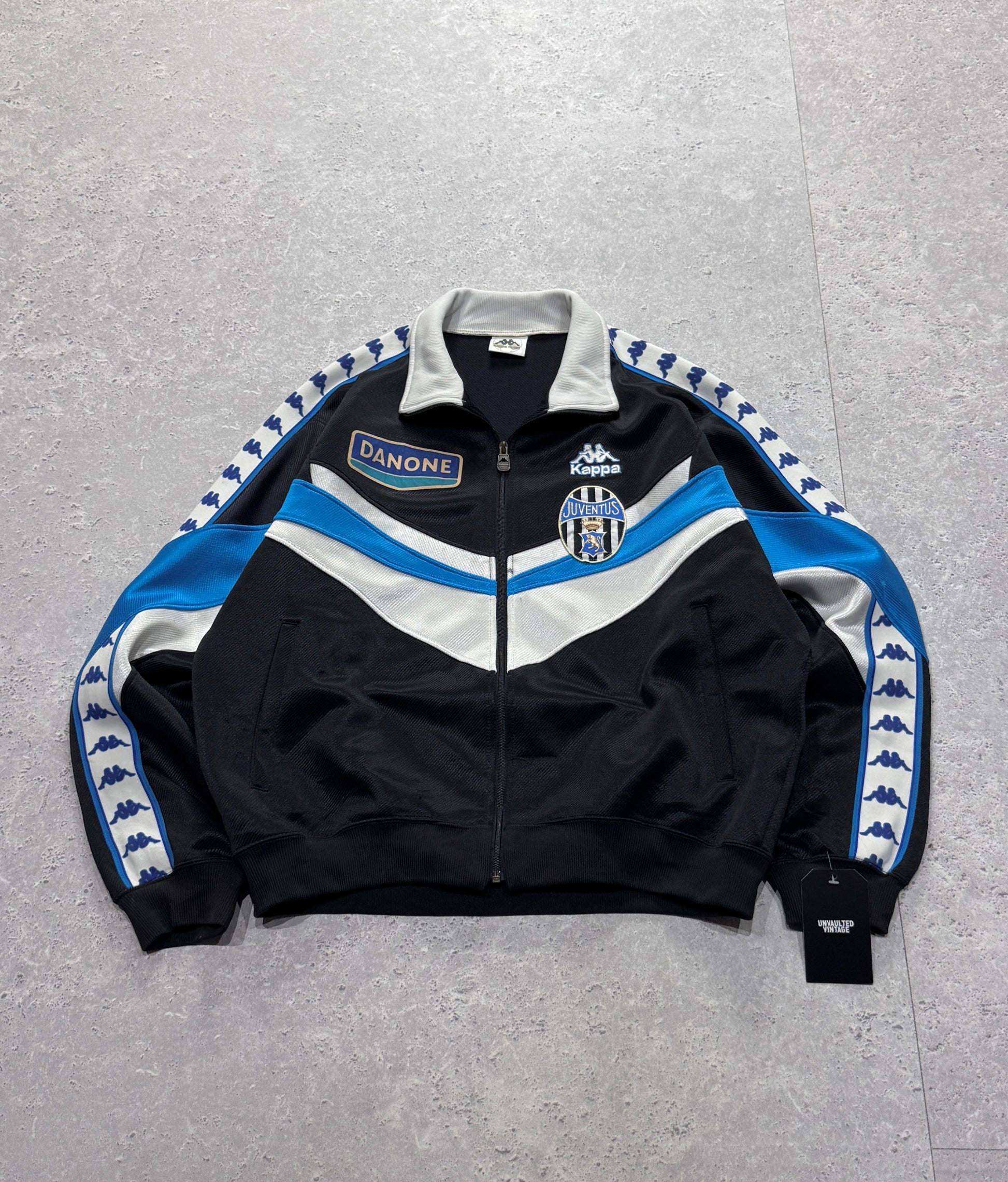 Vintage 1993 Kappa X Juventus Football Training Track Jacket (L)