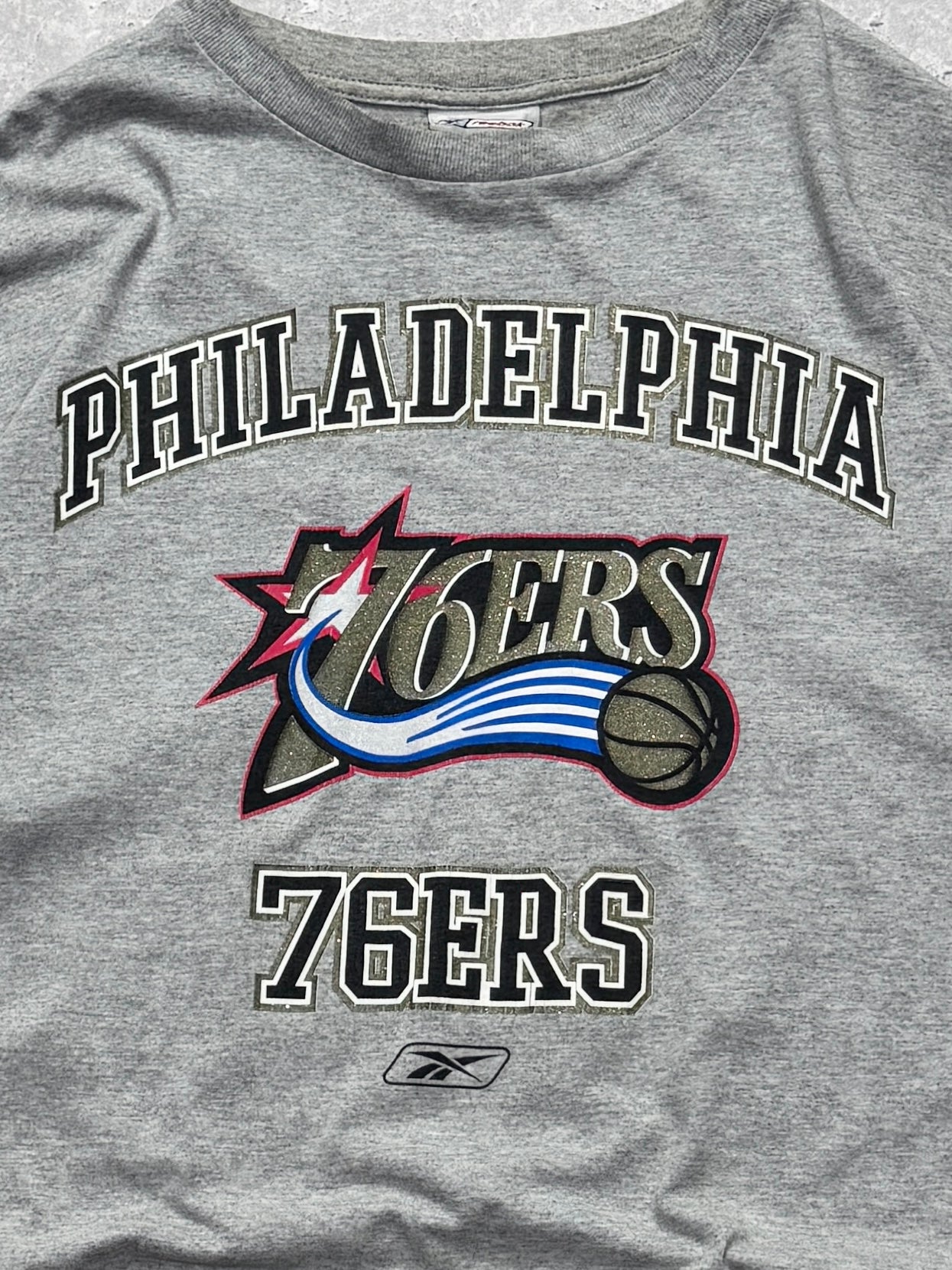 Vintage Reebok X Philadelphia 76ers NBA Tee (2XL)
