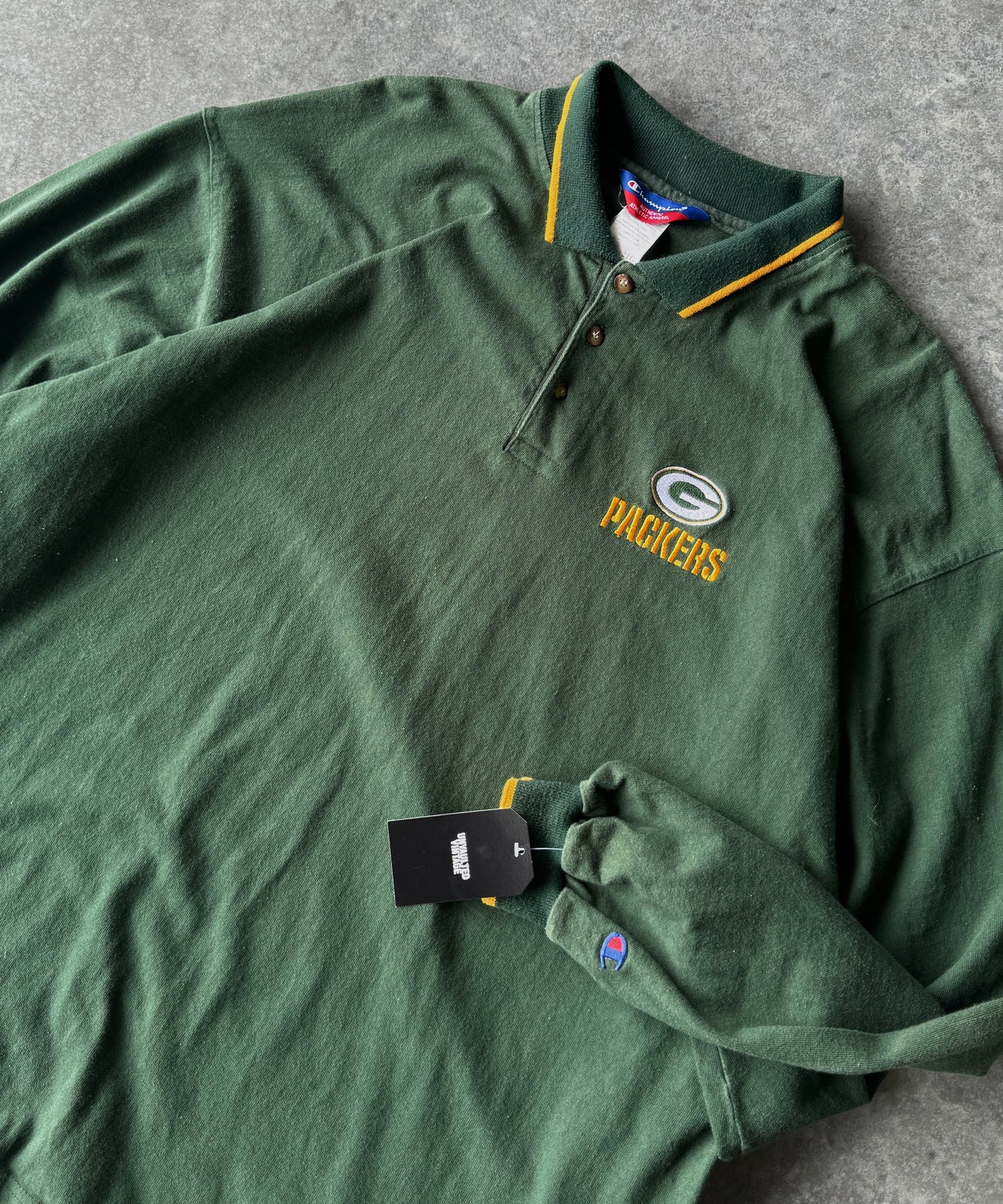 Vintage Champion x Greenbay Packers Jersey Sweater (2XL)