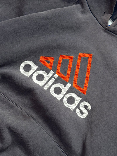 Vintage 90s Adidas Embroidered Heavyweight Hoodie (XL)