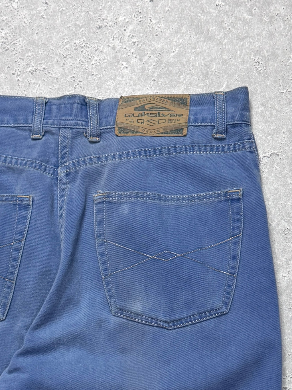 Vintage 90s Quiksilver Denim Straight Leg Pants (32")
