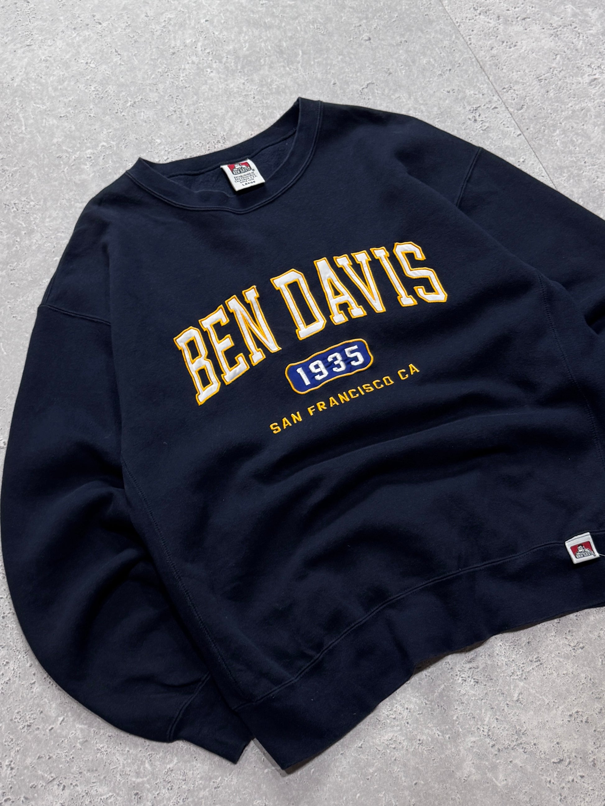 Vintage 90s Ben Davis Skateboards Embroidered Sweater (L)