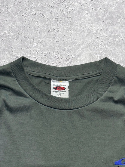 Vintage 90s Quiksilver Embroidered Tee (L)
