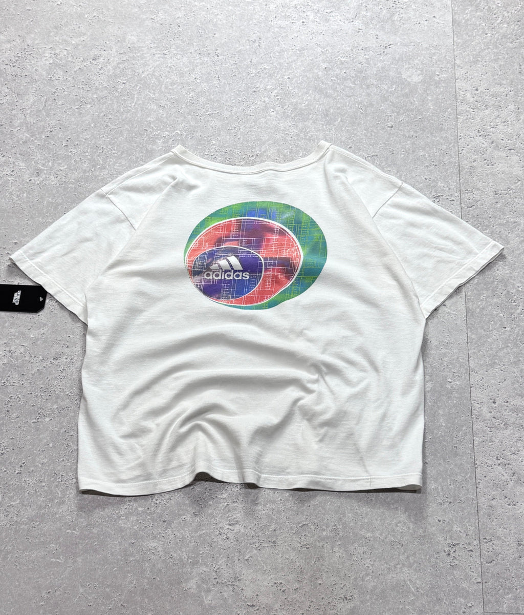Vintage 90s Adidas Logo Tee (M)