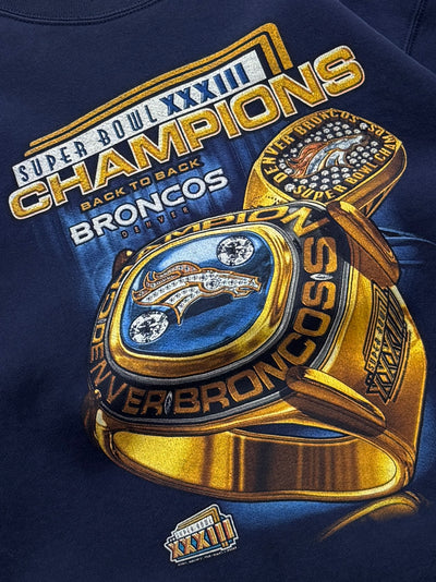 Vintage 90s Denver Broncos NFL Superbowl Rings Sweater (M)