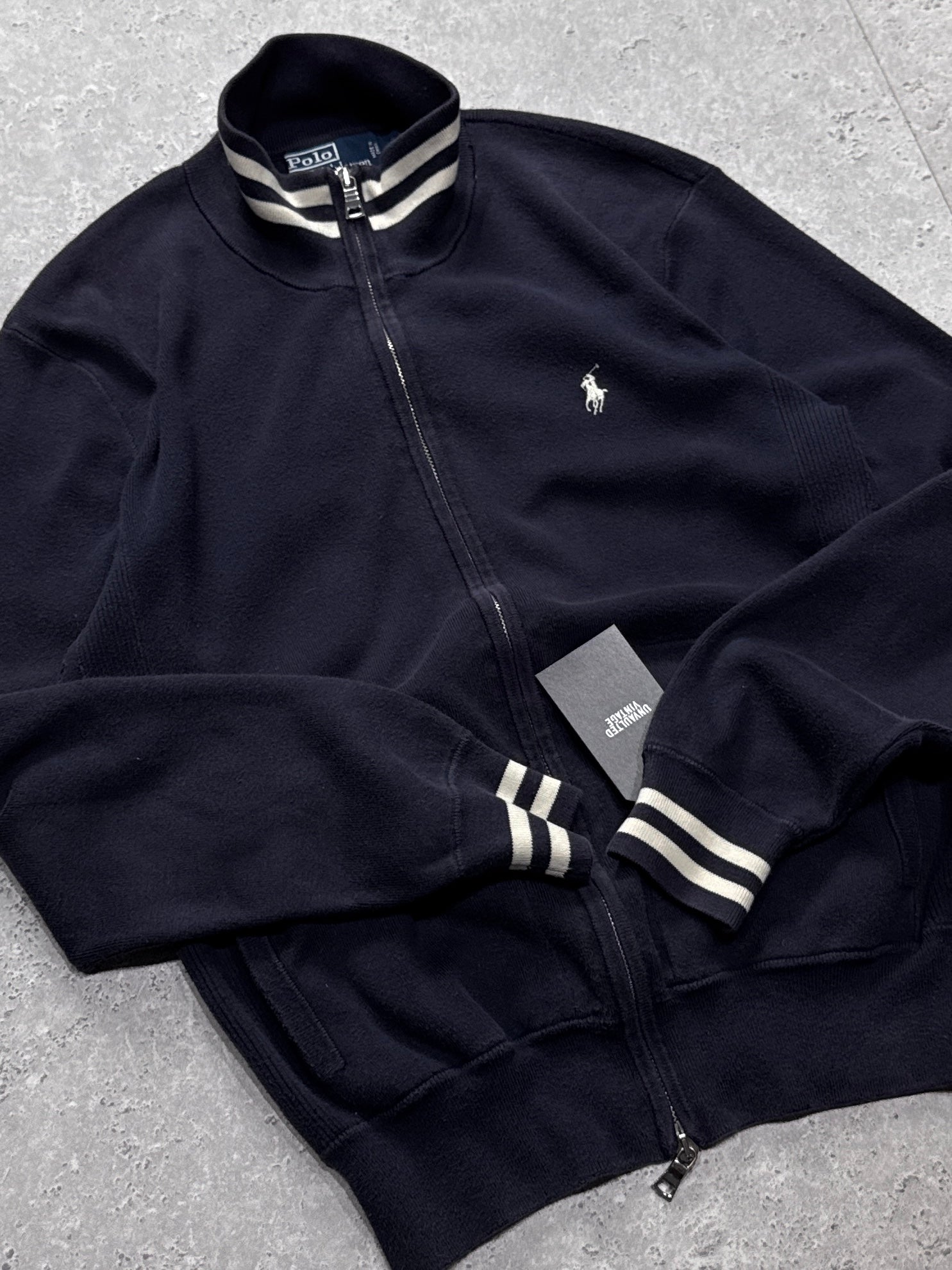 Vintage Polo Ralph Lauren Zip Up Sweater (M)
