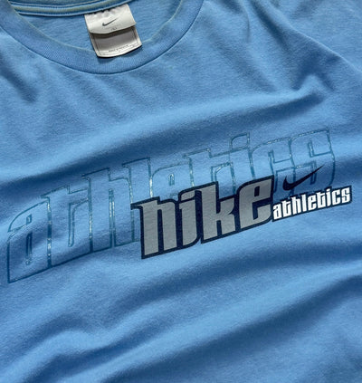 Vintage 2000s Nike Athletics Spellout Tee (XL)