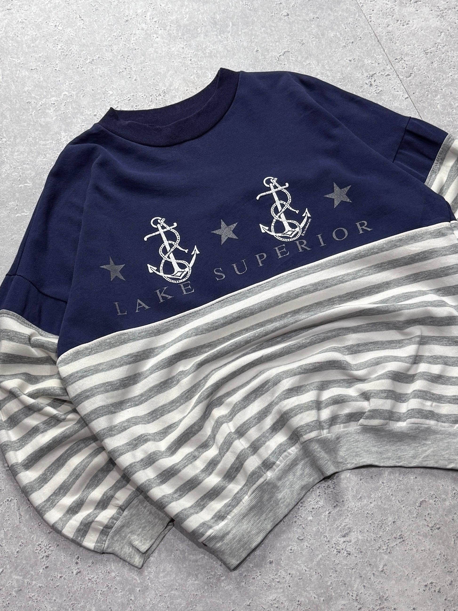 Vintage 90s Lake Superior Destination Sweater (L)
