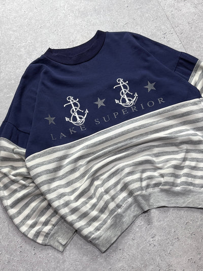 Vintage 90s Lake Superior Destination Sweater (L)