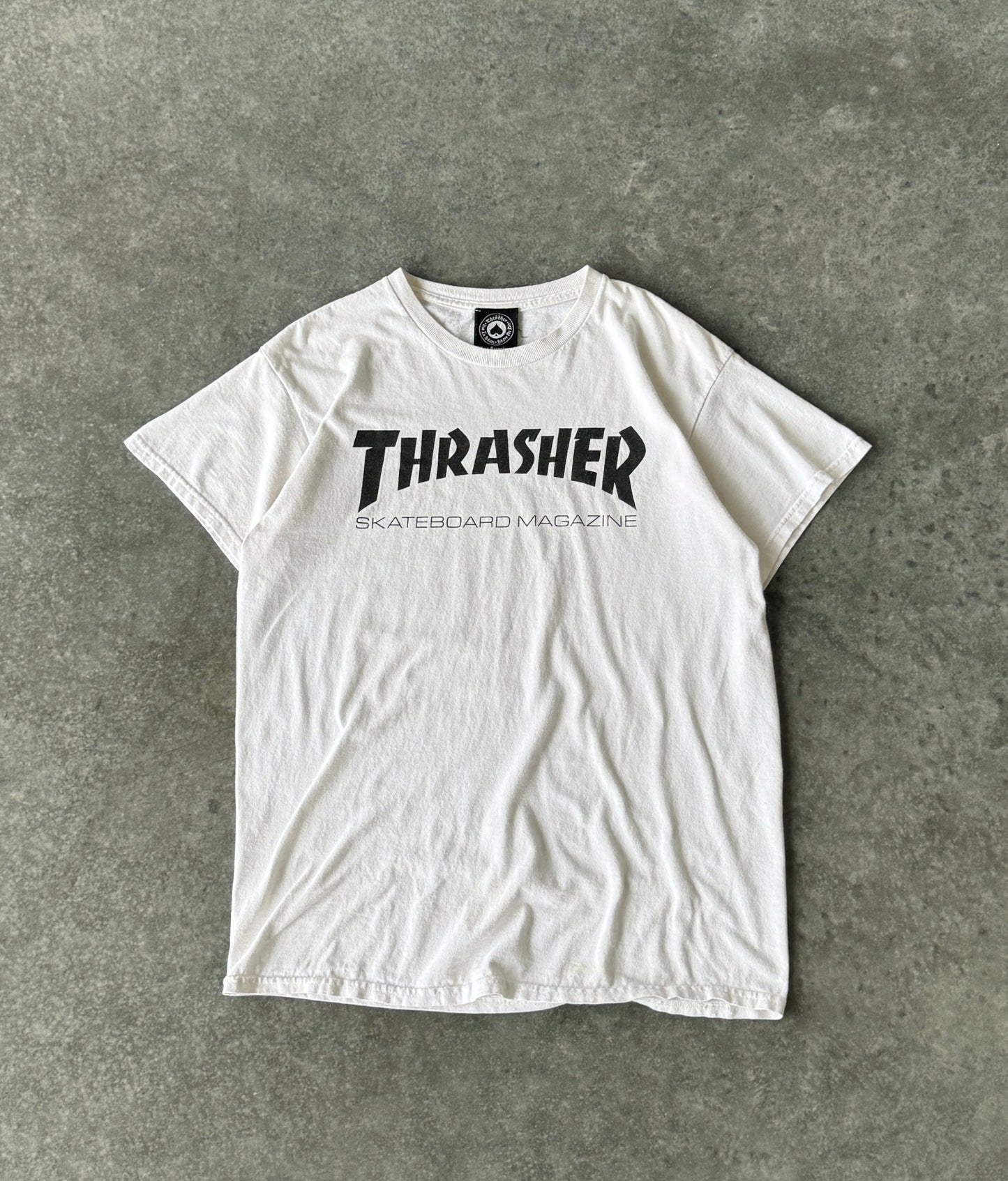 Vintage Y2K Thrasher Skate Tee (M)