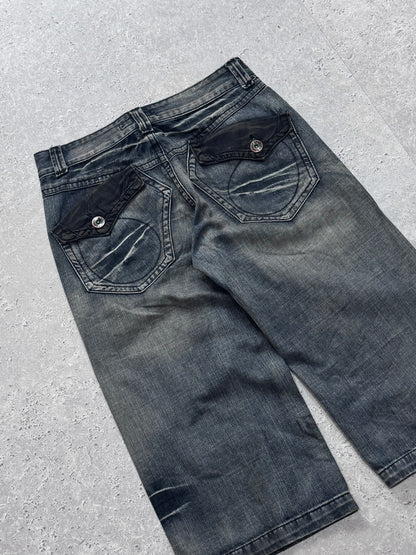 Vintage Y2K Grunge Super Baggy Jorts (32")