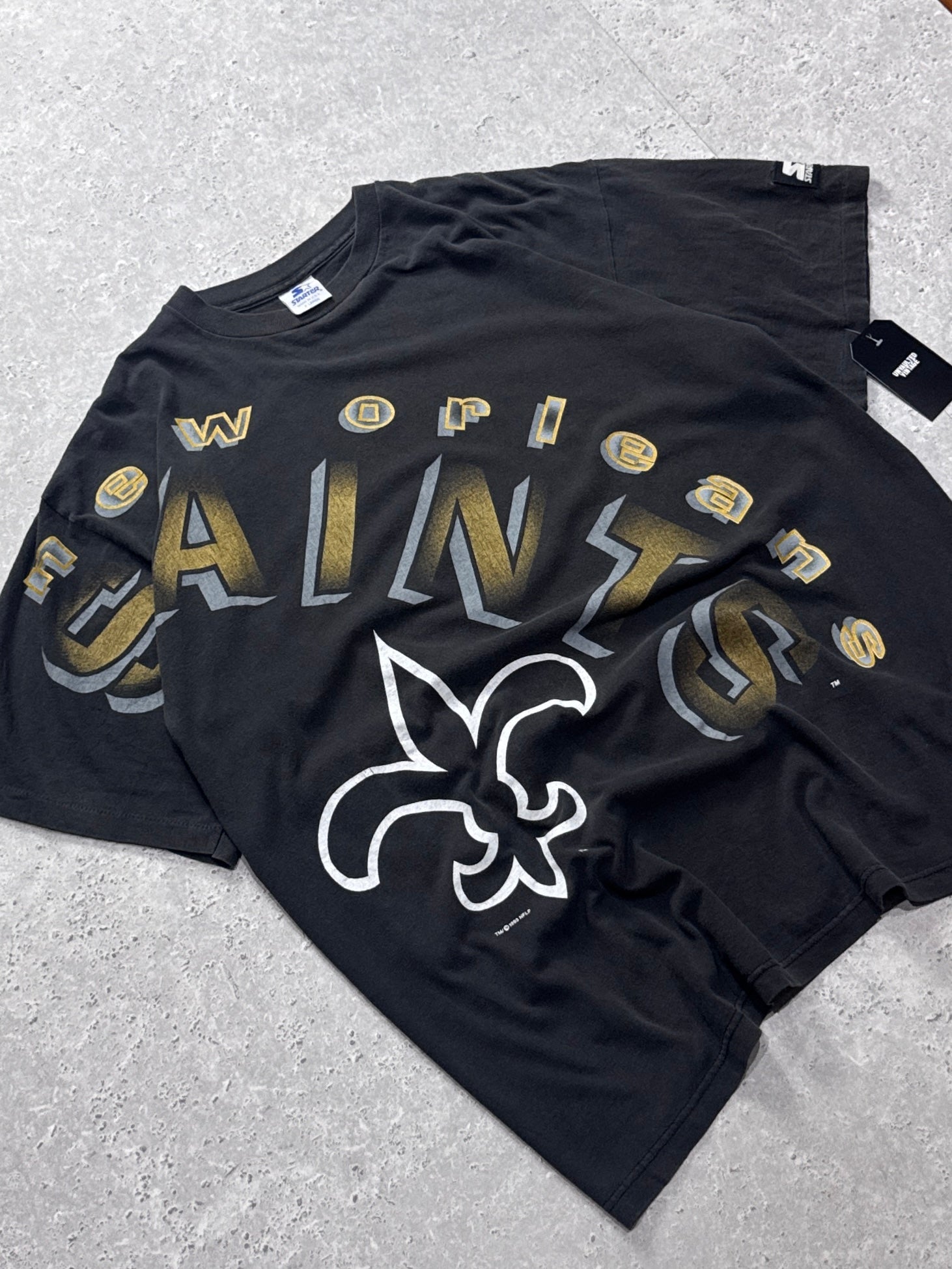 Vintage 90s New Orleans Saints NFL Tee (XL)
