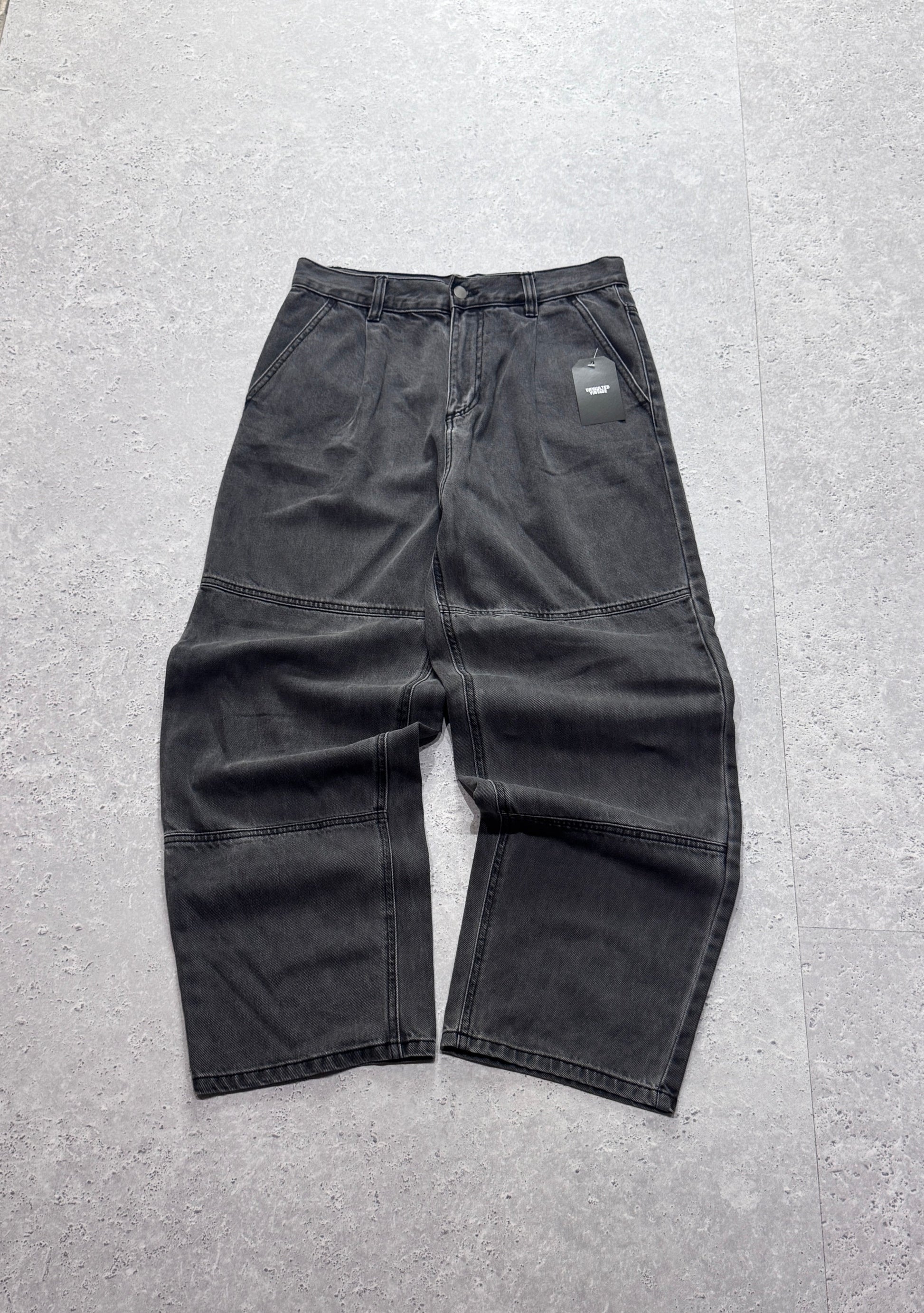 Vintage 2000s Pleated Denim Jeans (30”)