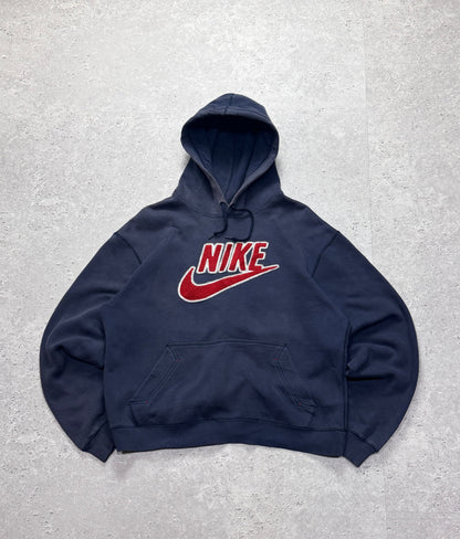 Vintage 2000s Nike Spellout Embroidered Hoodie (L)