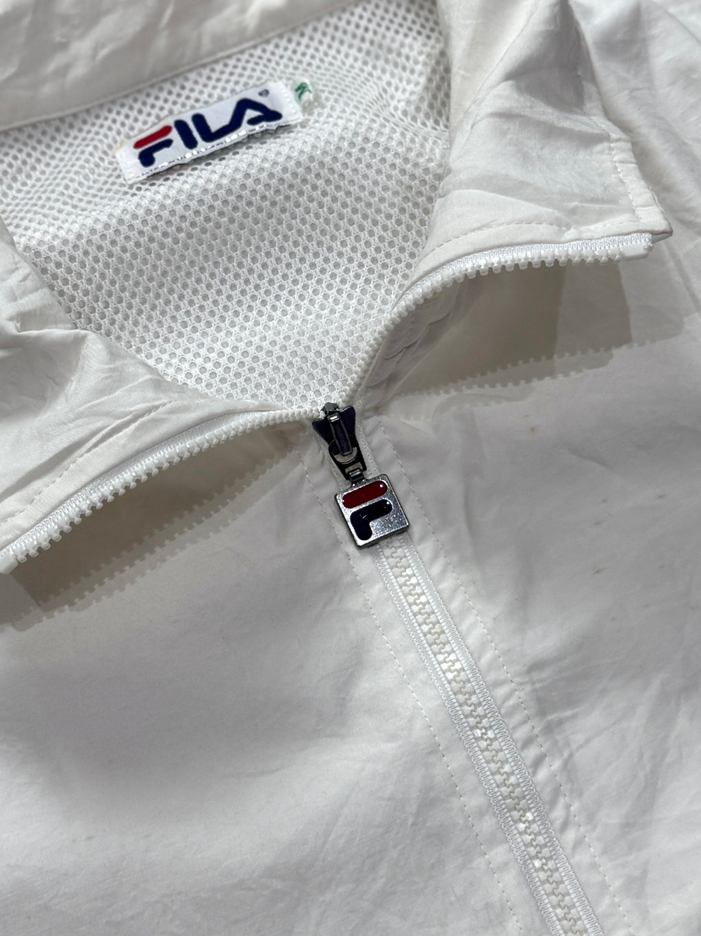 Vintage 90s Fila Authentic Sports Windbreaker Jacket (XL)