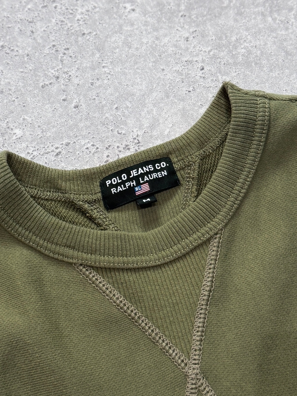 Vintage Polo Ralph Lauren Spellout Sweater (M)