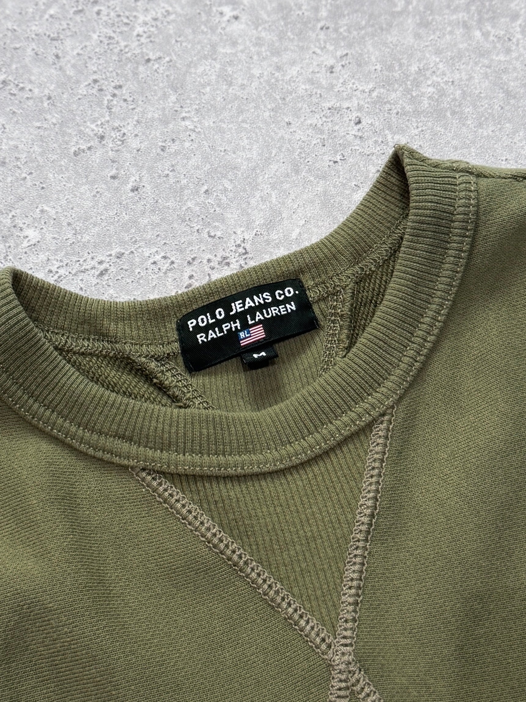 Vintage Polo Ralph Lauren Spellout Sweater (M)