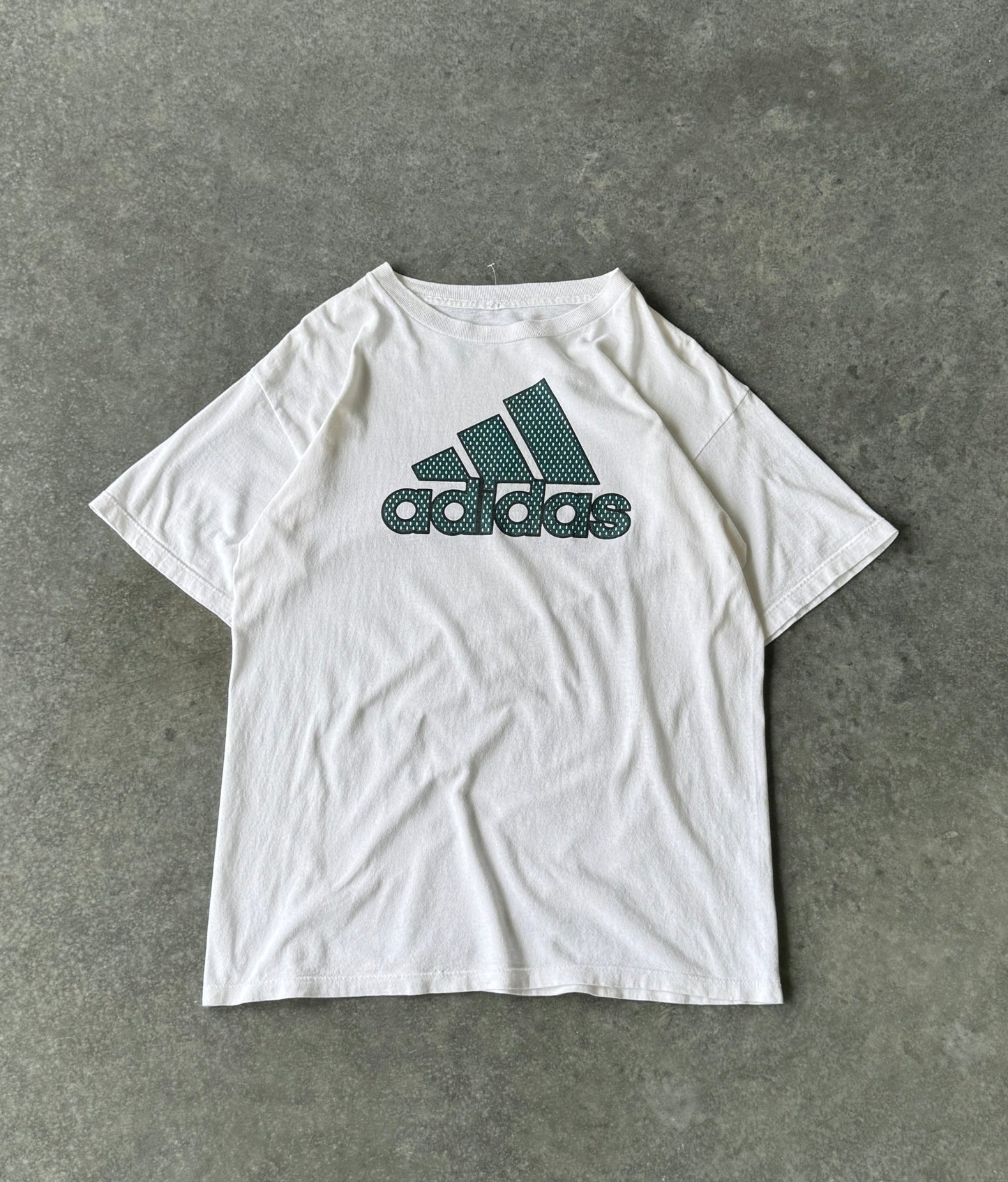 Vintage 90s Adidas Logo Tee (L)