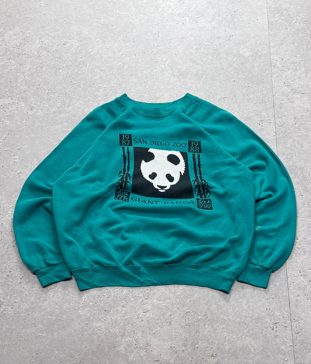 Vintage 80s San Diego Zoo Panda Graphic Sweater (M)